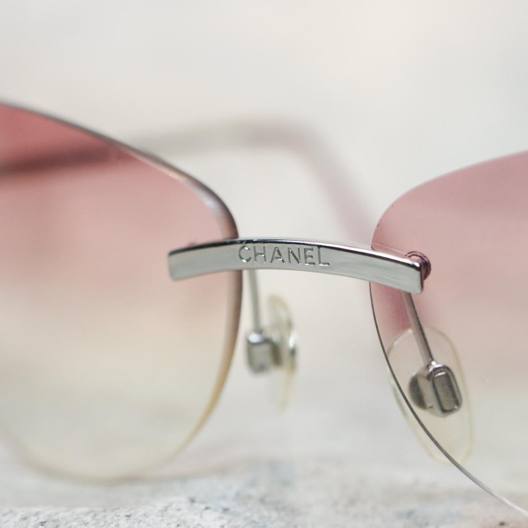 CHANEL リムレス サングラス グラデーションレンズ ユニセックス