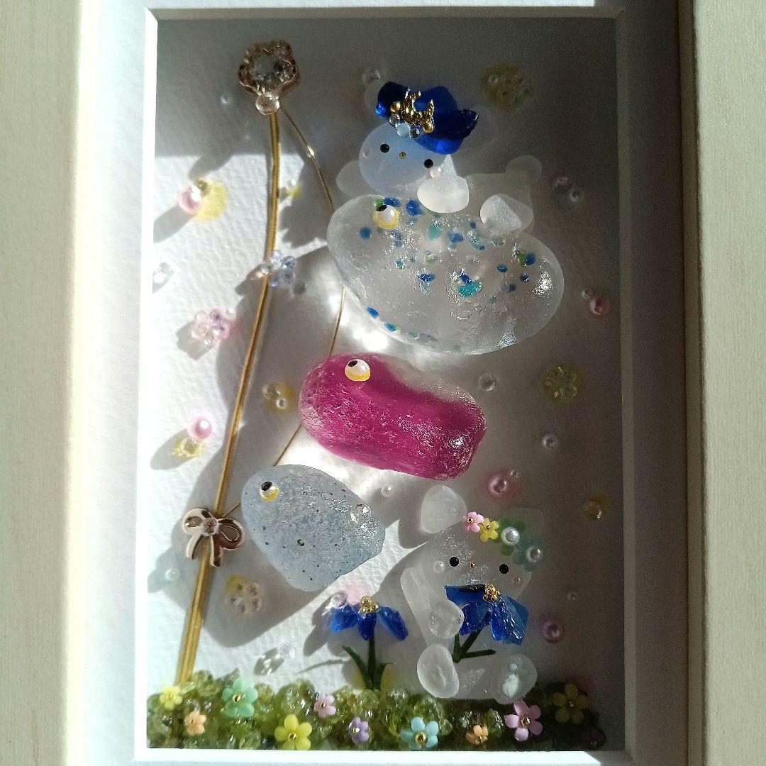 シーグラスアート　♡メルヘン夢みるこいのぼり♡
