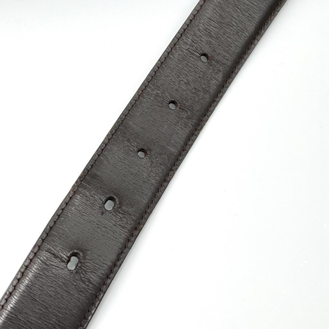 カルティエ ベルト マストライン ブラック ロゴ金具 ゴールド メンズ レザー