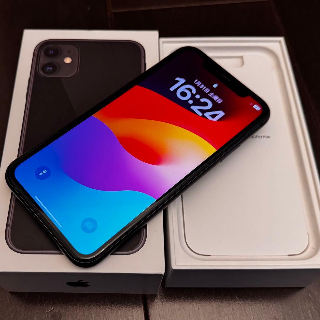Apple iPhone 11 ブラック 本体　SIMフリー
