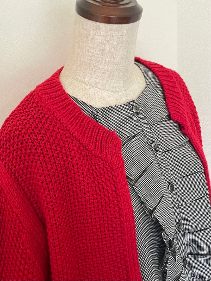 完売【リゼッタ】千鳥格子柄のブラウス『パメラ』　日本製