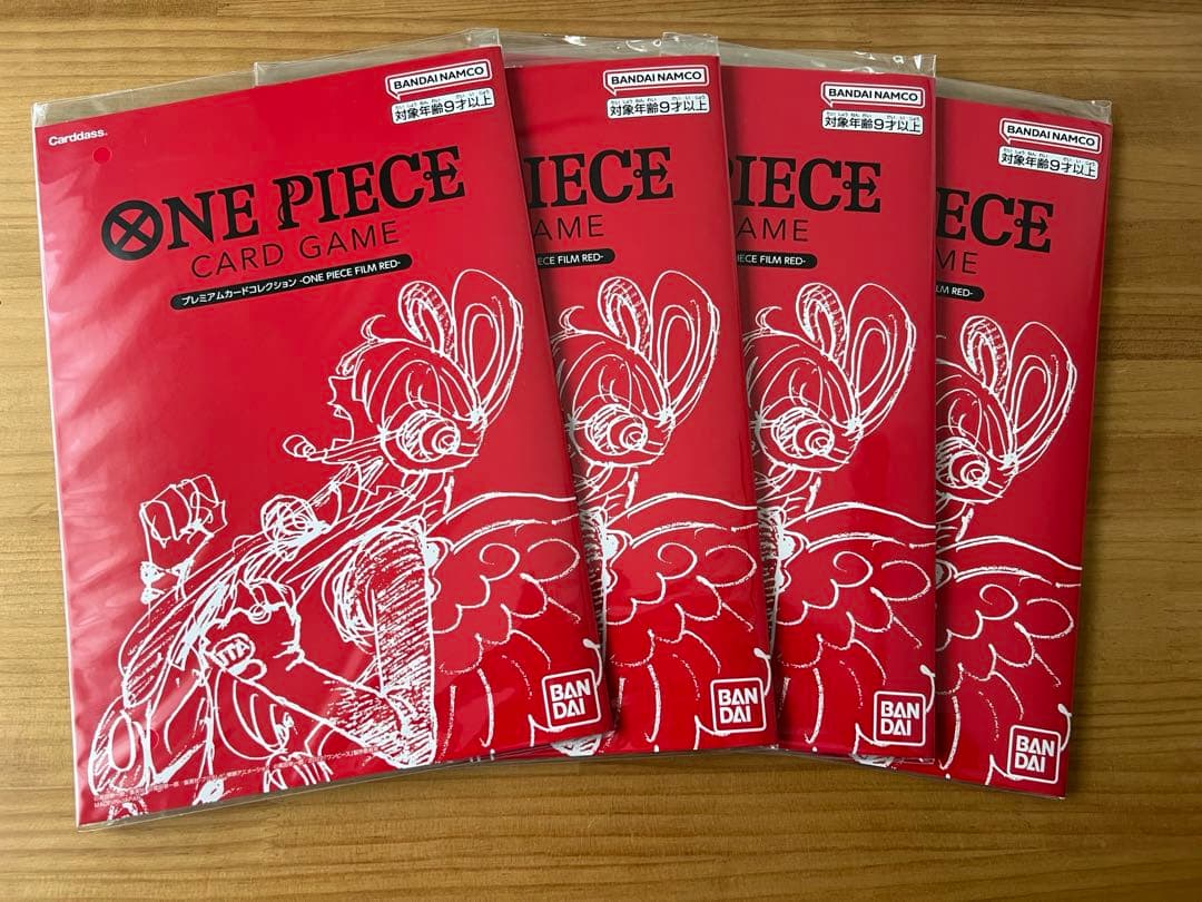 未開封　ワンピースカード　プレミアムカードコレクション　FILMRED 4セット