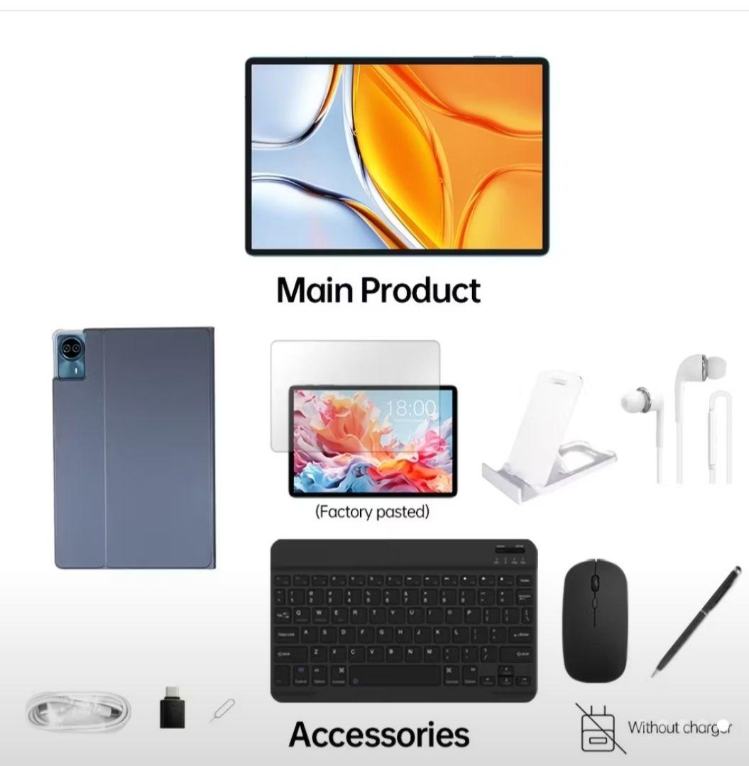 【新品未使用】TECLAST T70 14インチタブレット アクセサリー9点付