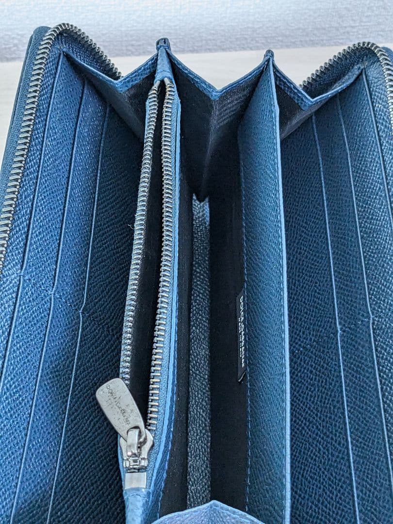 DOLCE&GABBANA ネイビー 長財布