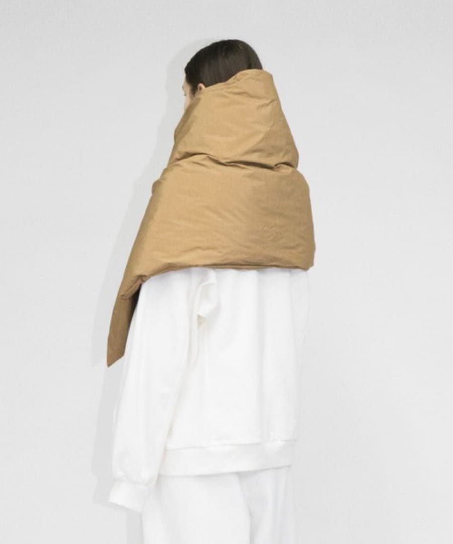 【21AW my beautiful landlet ダウンビッグストール】