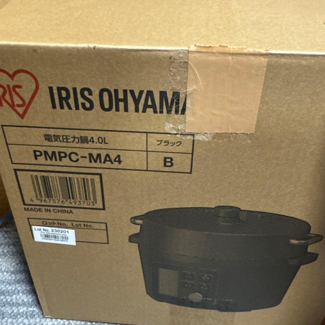 新品未使用 アイリスオーヤマ 電気圧力鍋 PMPC-MA4 ブラック