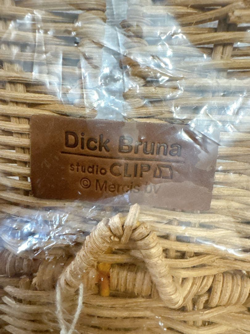 ★タグ付き★ミッフィー 壁掛けバスケット スタジオクリップ Dick Bruna