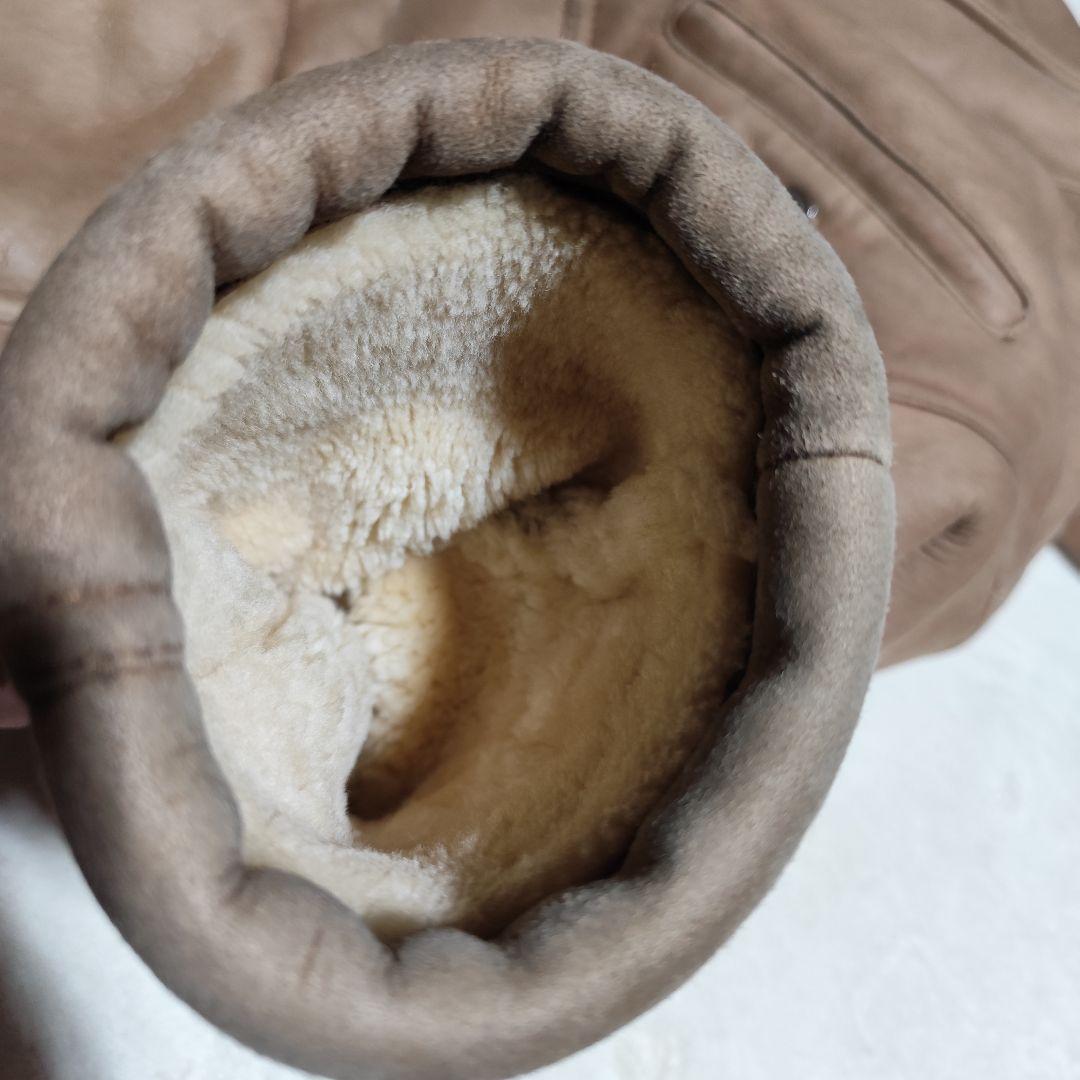 希少【 ラダアニモ 】✦ 本革 羊革 ムートン ダッフル コート Ｌ