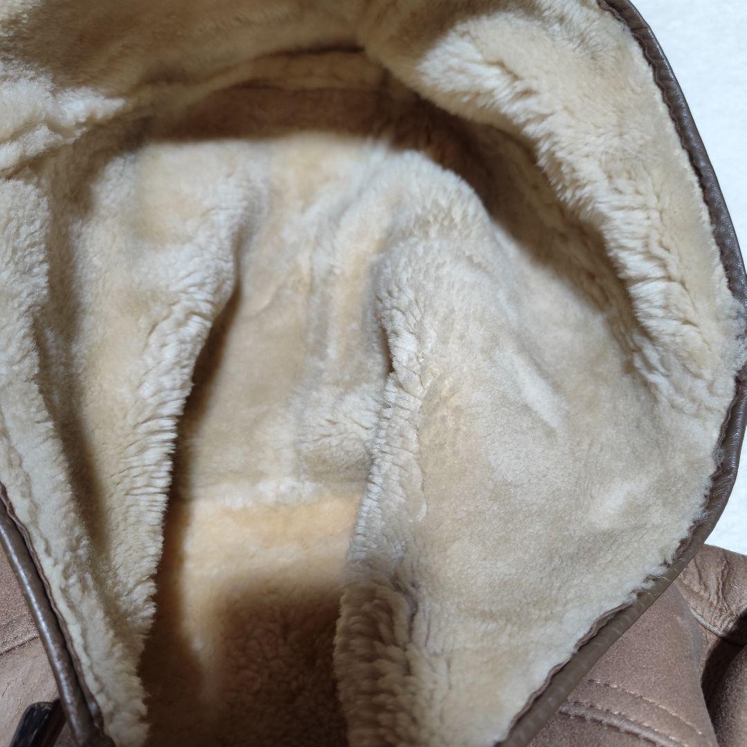 希少【 ラダアニモ 】✦ 本革 羊革 ムートン ダッフル コート Ｌ