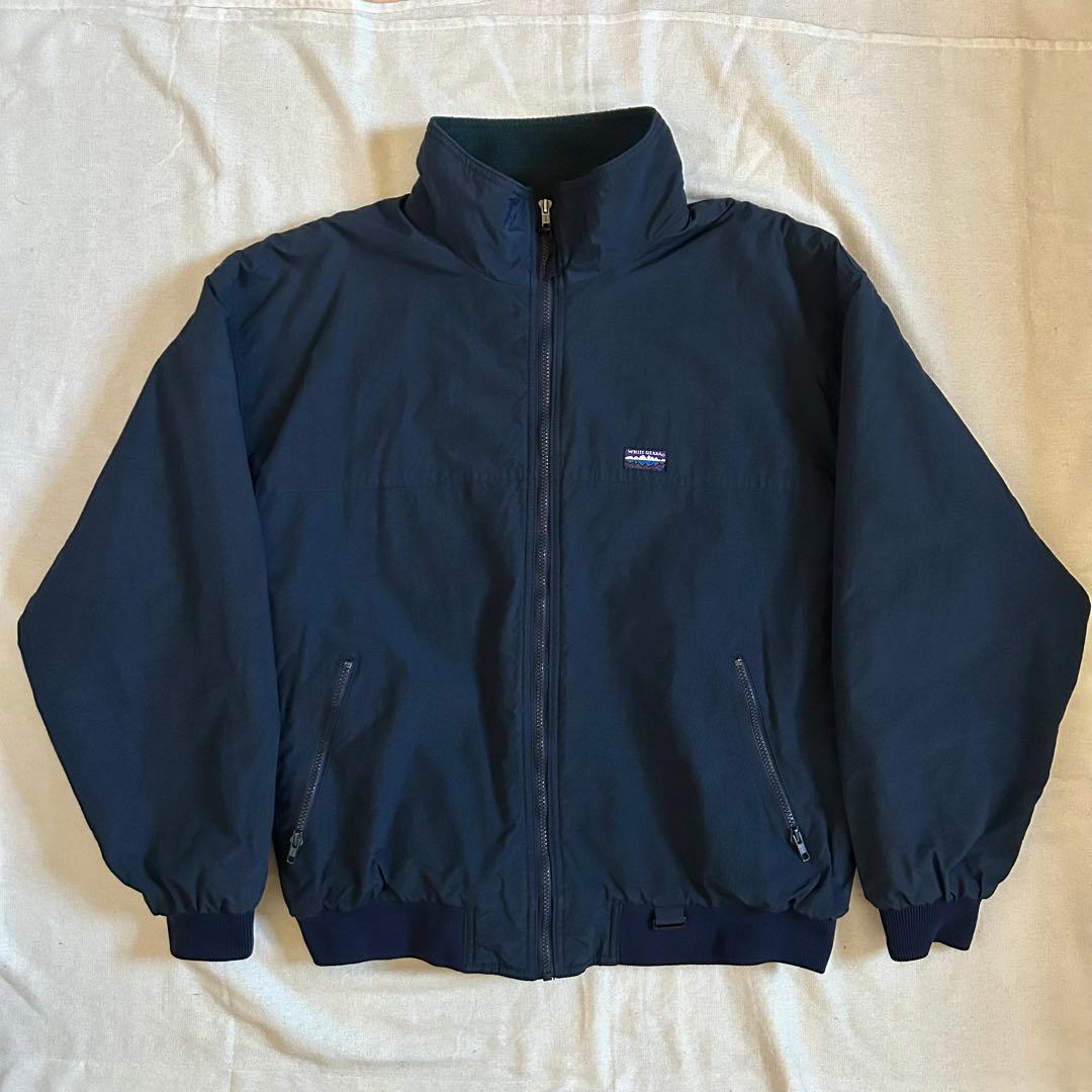 チ*☆様 90s WHITE SIERRA シェルドシンチラ ネイビー XLホワ