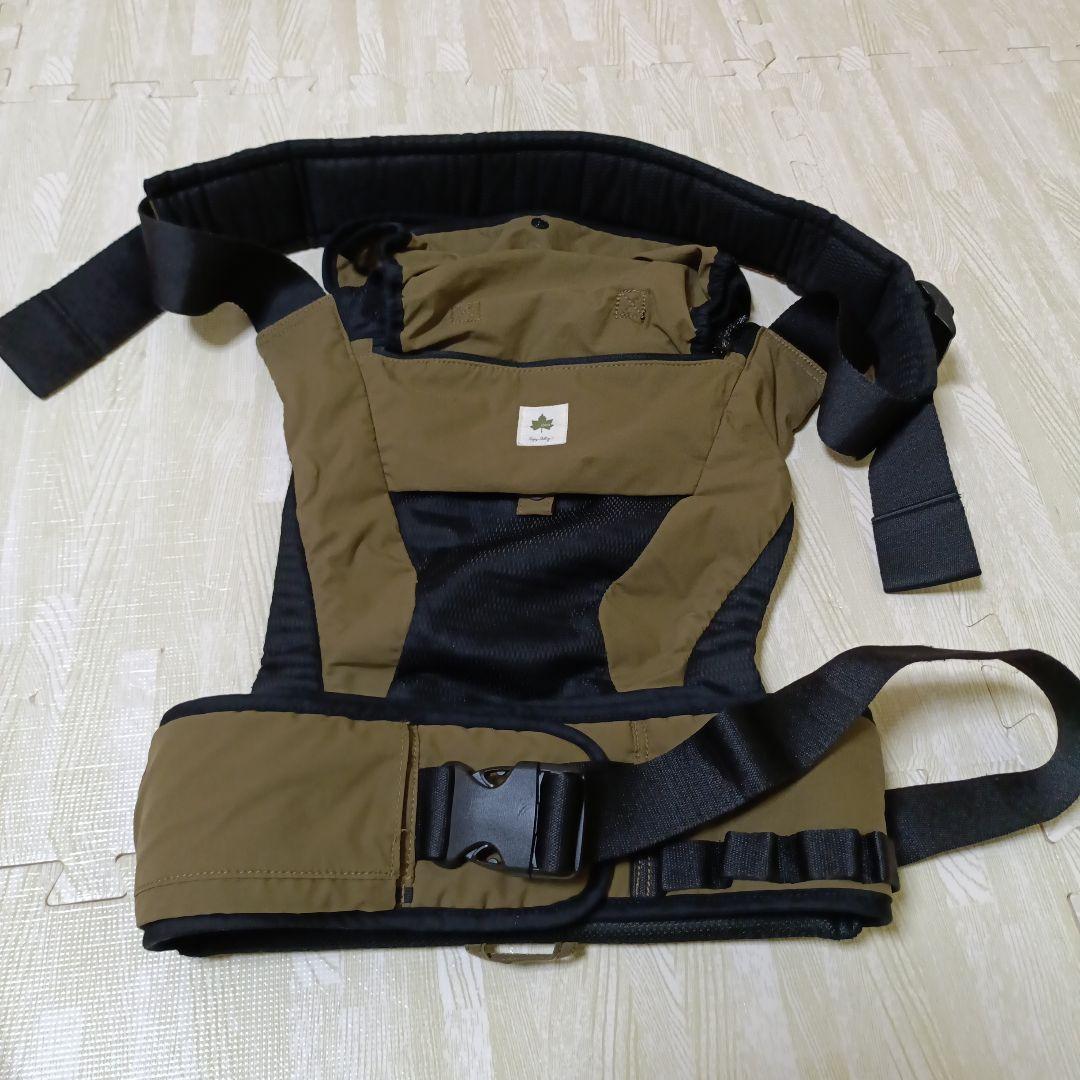 LOGOS抱っこ紐　ロゴス腰抱き　軽量　マルチケープ付き（授乳）