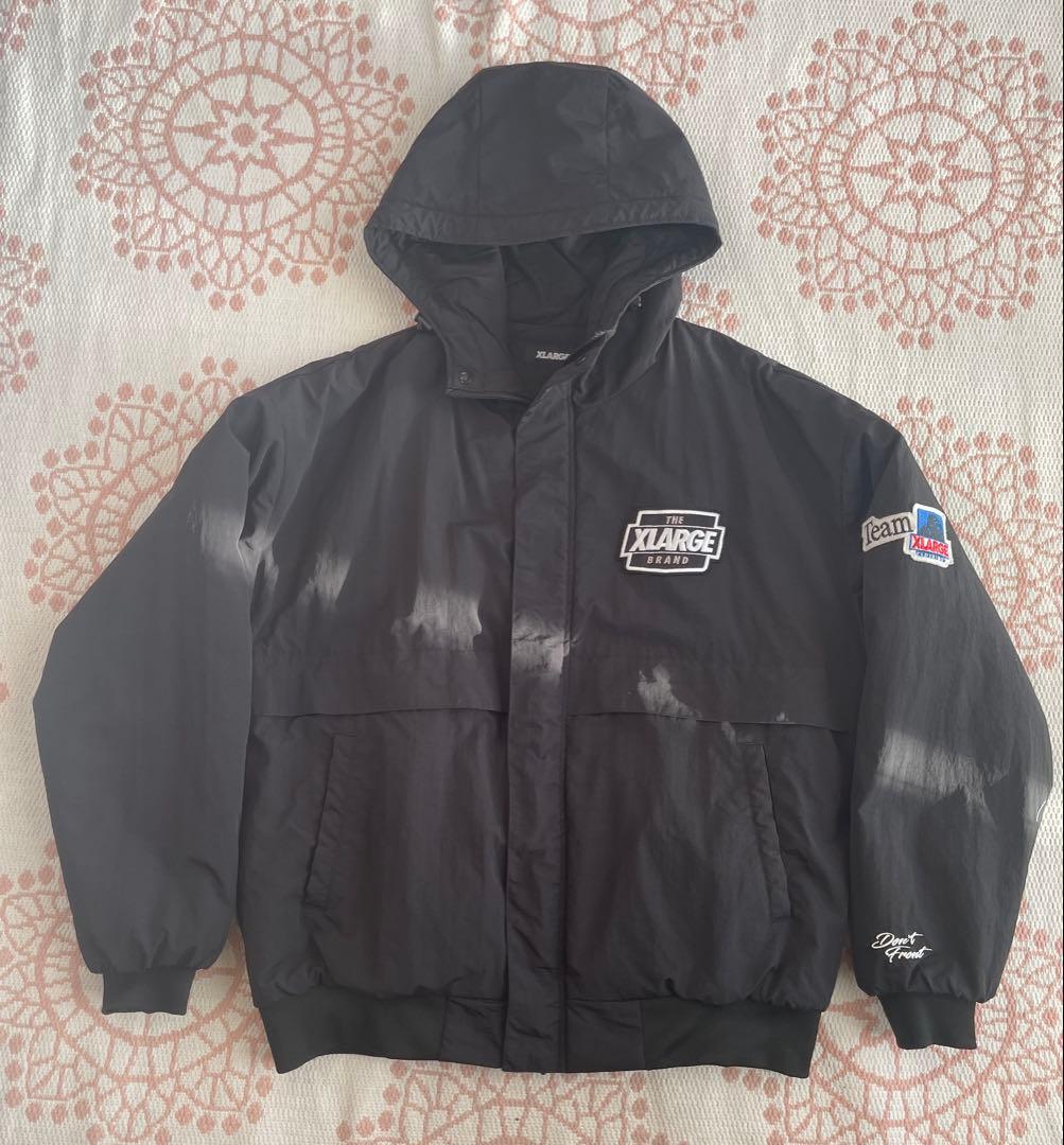 かまはーや　XLARGE ブラック ナイロンジャケット