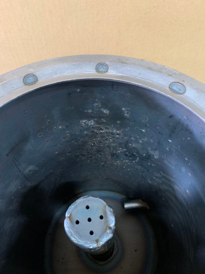 廃油ストーブ 煙突アダプタ付き　耐熱塗装　80mm、100mm煙突使えます。