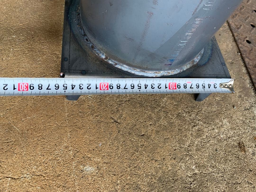 廃油ストーブ 煙突アダプタ付き　耐熱塗装　80mm、100mm煙突使えます。