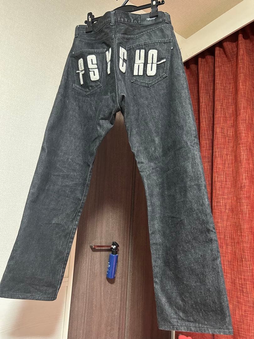 UNDERCOVER 22aw PSYCHOワッペンデニムパンツ