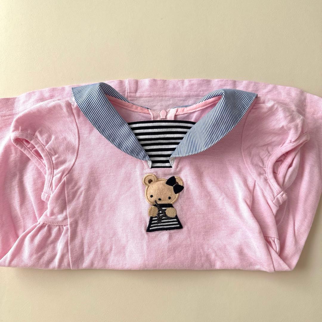 familiar現行品♡セーラーカラーワンピース　ピンク
