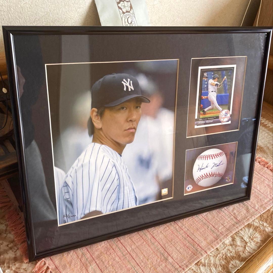 松井秀喜　ヤンキース　フォトフレーム 　パネル