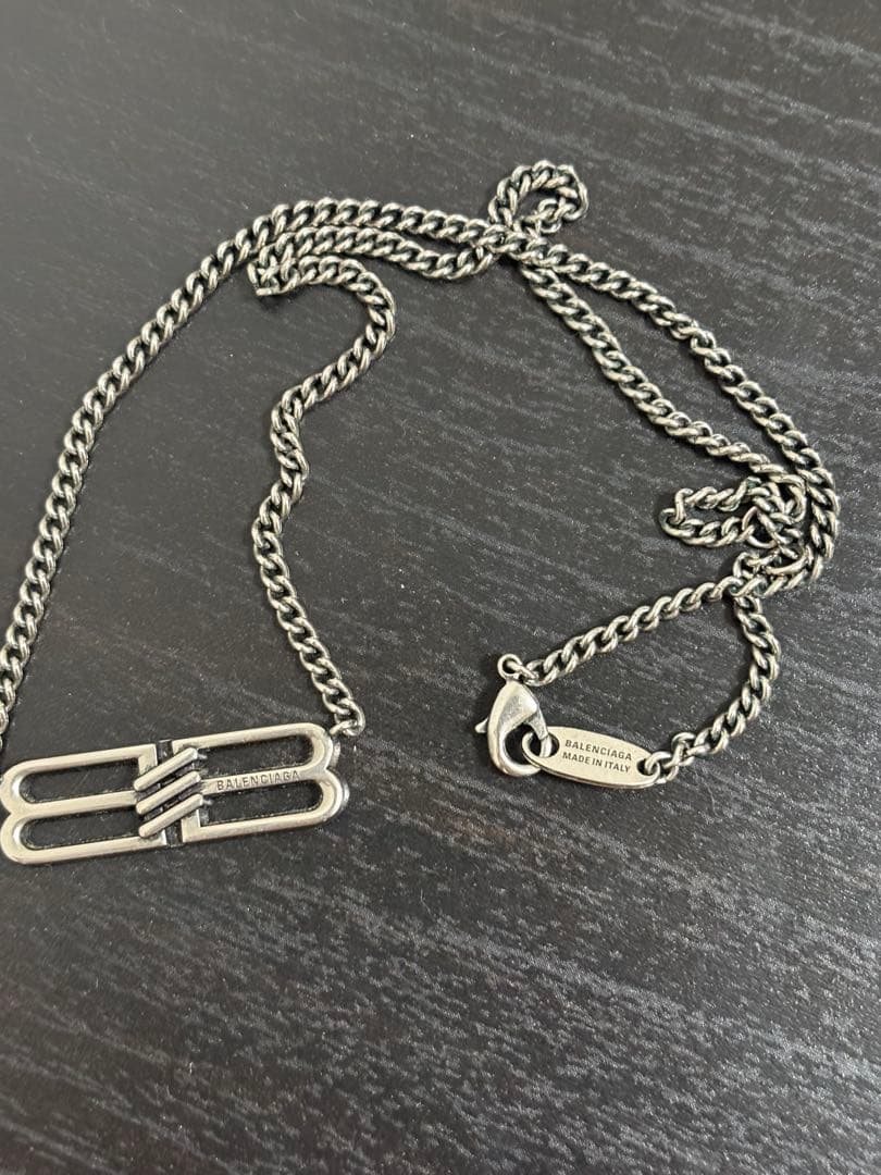 BALENCIAGA シルバーネックレス