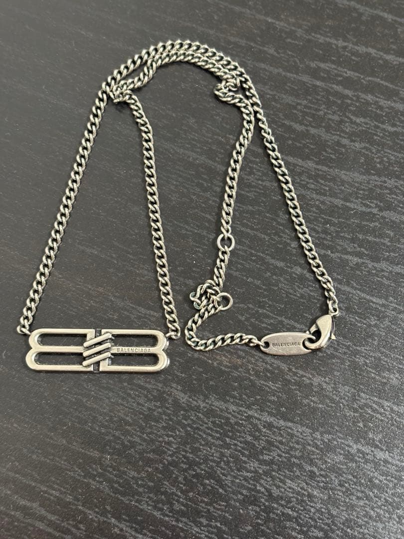 BALENCIAGA シルバーネックレス