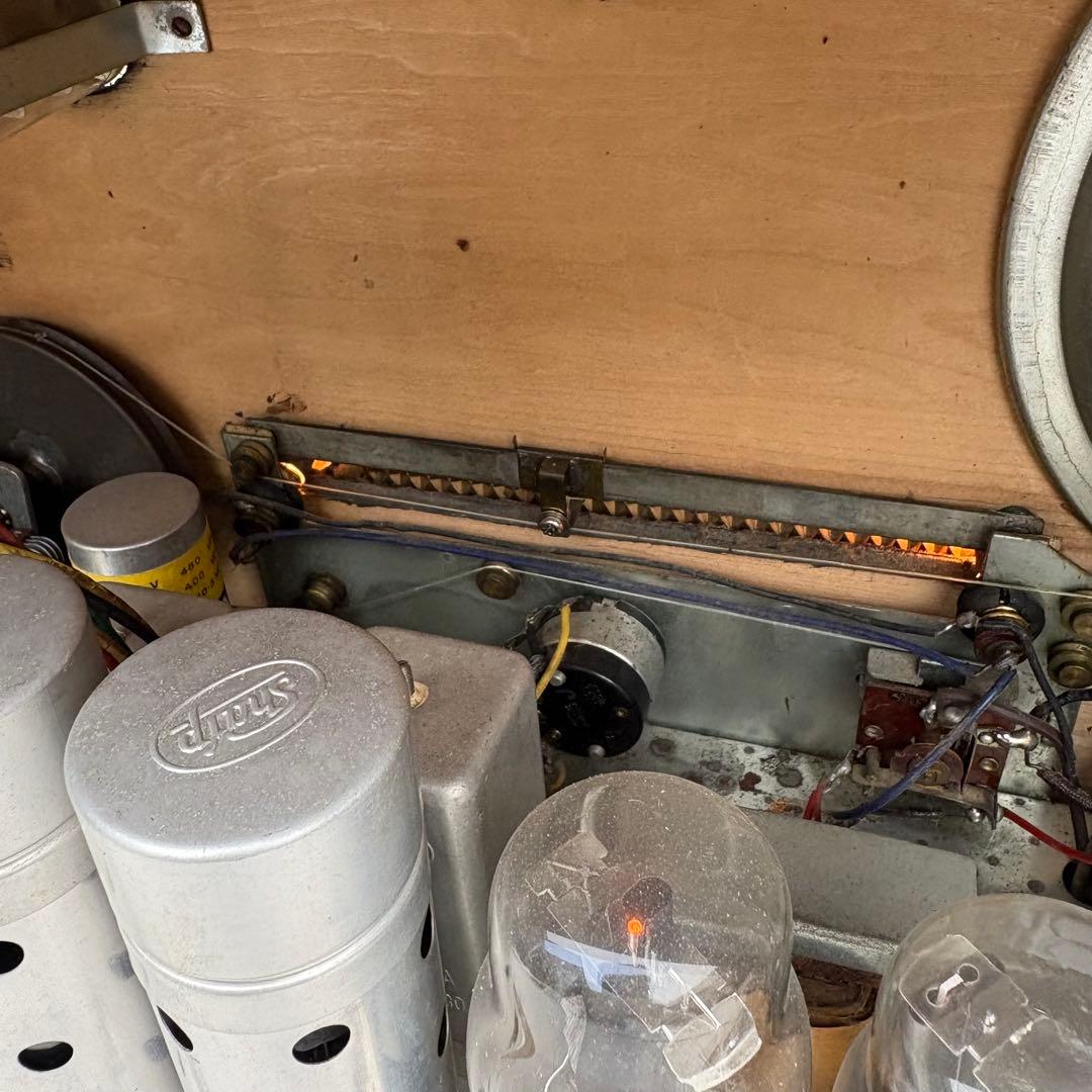 美品■昭和レトロ■早川電機 シャープ RS-350型 真空管ラジオ