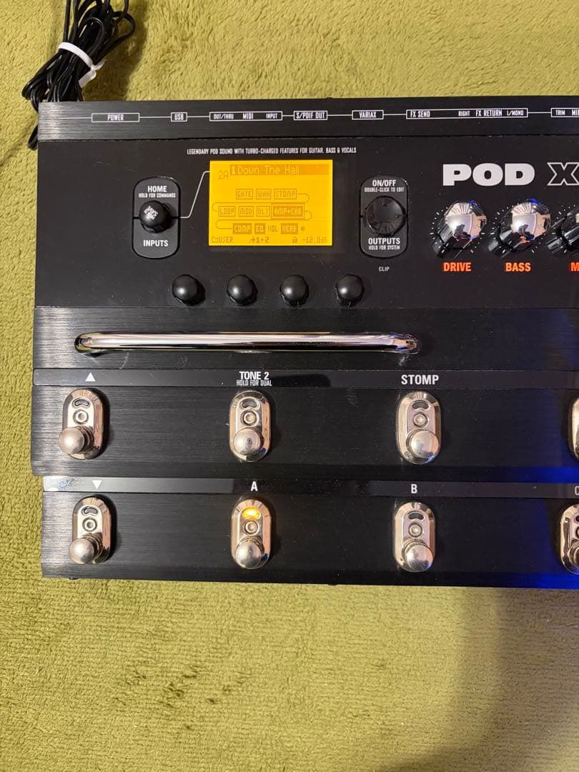 LINE6 POD X3 LIVE ギターエフェクター 中古美品