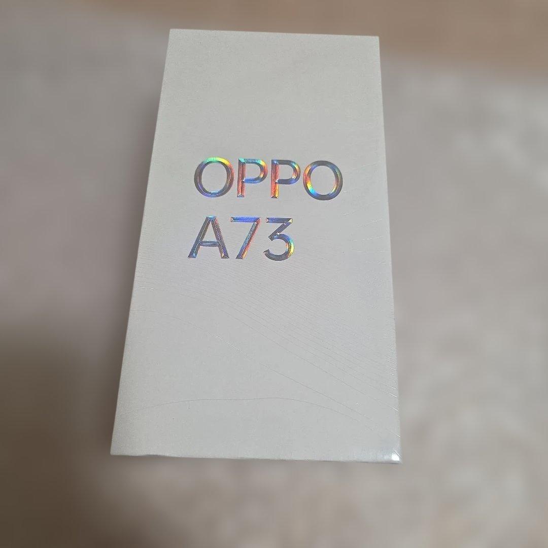 新品未使用OPPO A73 ネイビー ブルー 64GB スマホ　android