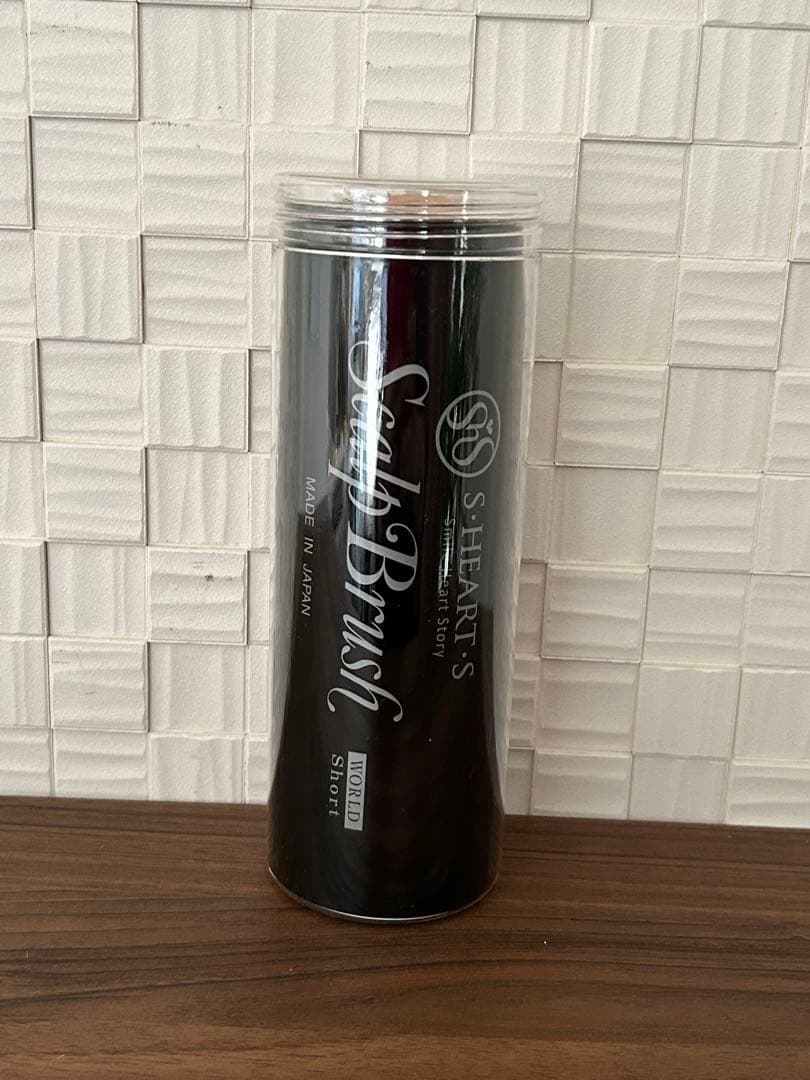 【2個】エス・ハート・スカルプブラシ　ワールドモデル（ショート）専用スタンド付き