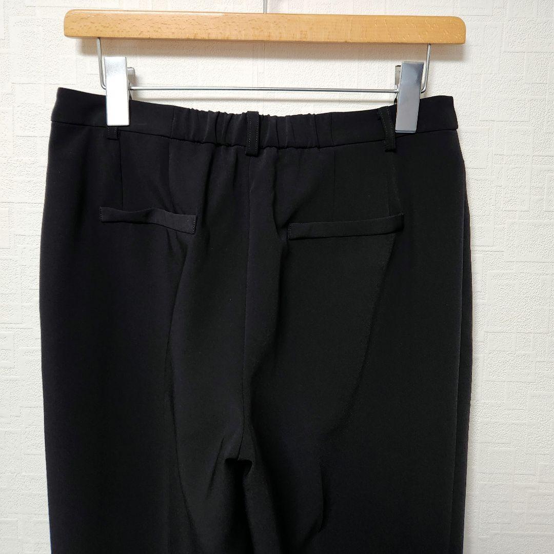 エスプリミュール　レディース　パンツ　スーツ　セットアップ　ブラック　ストレッチ