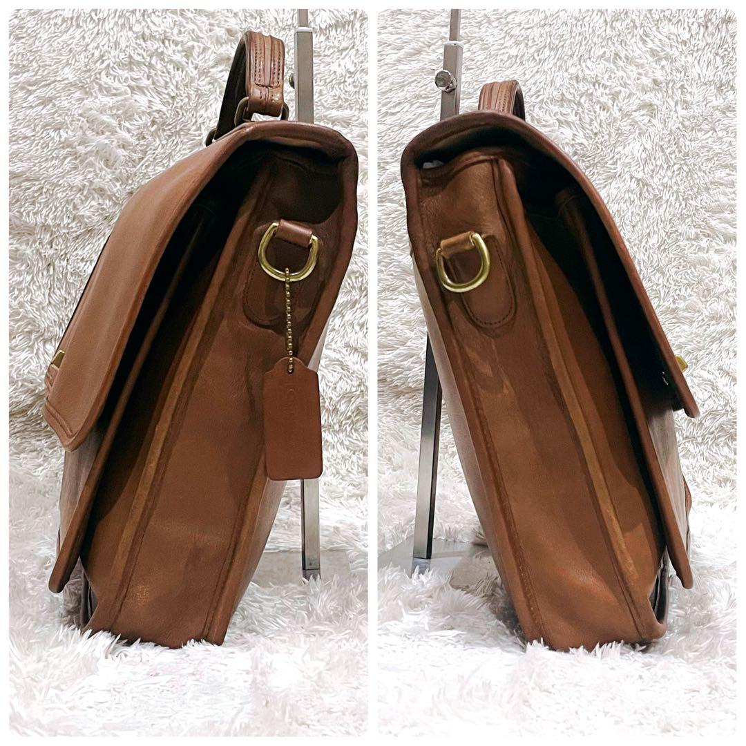 美品 コーチ COACH オールドコーチ ターンロック ビジネスバッグ USA製