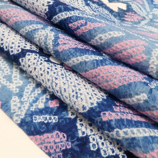 Raychel mama 新品 有松鳴海絞り 夏着物 高級浴衣 6056