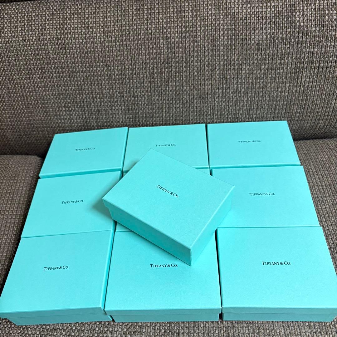 正規品美品　ティファニーブレスレット腕輪アクセサリー小物入れ　空箱10個セット