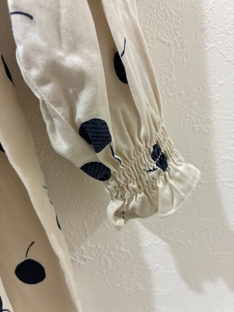 ボンポワン　チェリー柄　ワンピース　8a