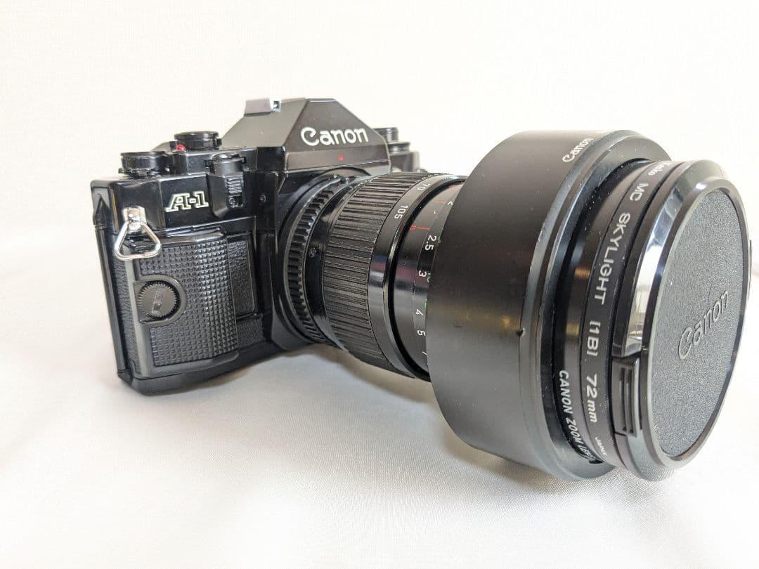 【ジャンク品】 Canon A-1 フィルムカメラ 説明書付き