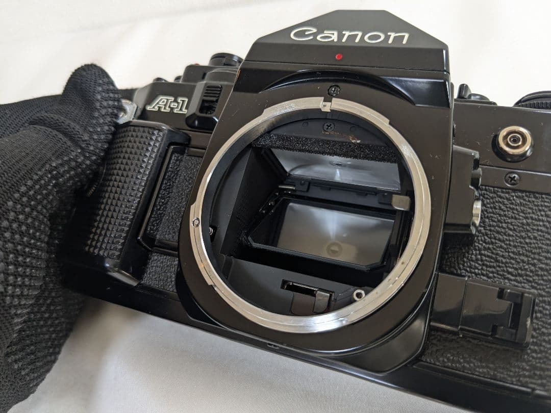 【ジャンク品】 Canon A-1 フィルムカメラ 説明書付き