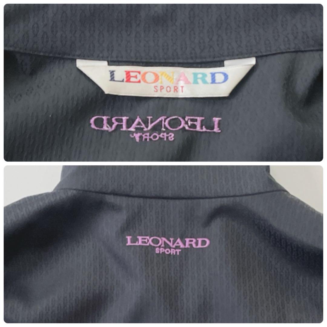 ◇358 美品 レオナール【40】モッズコート アウター ブラック