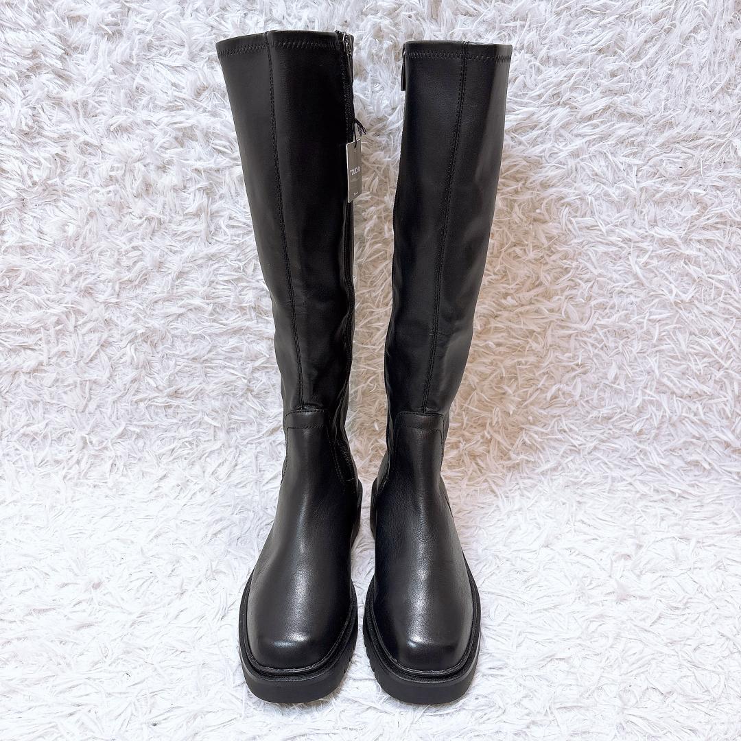 希少【未使用✨極美品】タマリス ストレッチロングブーツ 本革 23AW 24.5