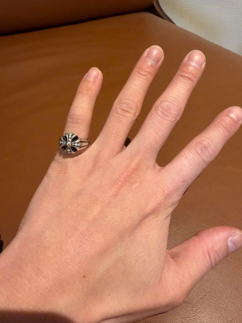 Bill クロムハーツ 指輪 リング CHプラス 11号 ダイヤ S925