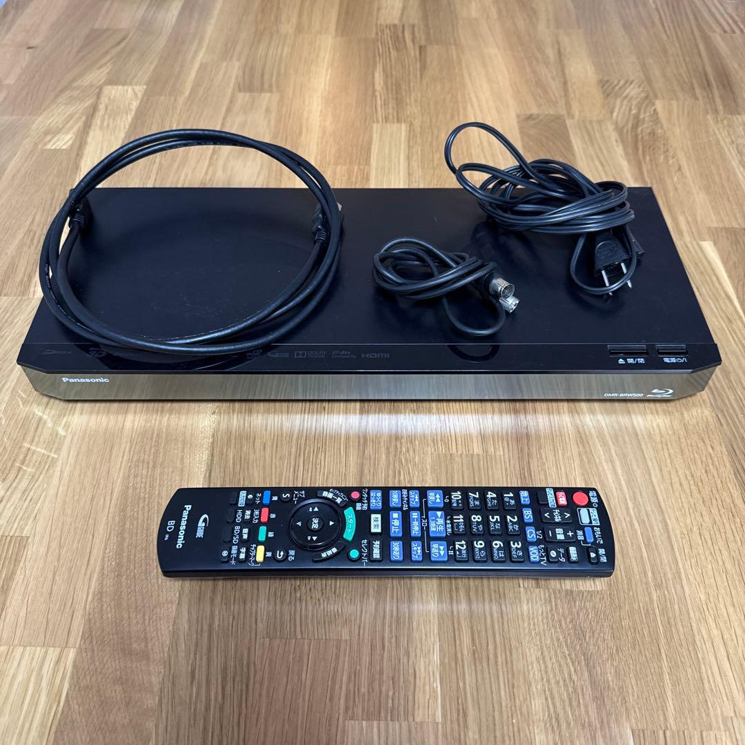Panasonic DMR-BRW500 ブルーレイレコーダー 必要品フル装備