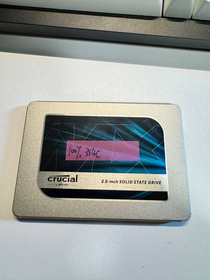 e*d様 Crucial MX500 2TB 2.5インチ SSD 使用時間少