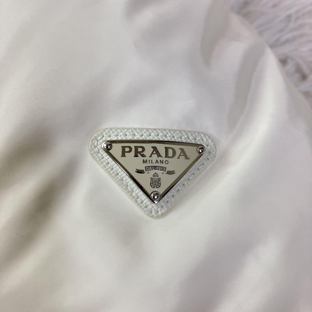 【最近モデル】PRADAプラダ2022年モデル　ムートンファーダウンコート　44