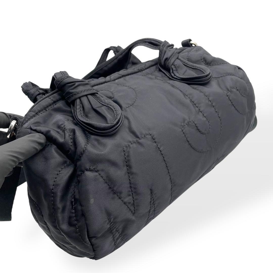 美品　マークバイマークジェイコブス　2way ミニボストンバッグ　ナイロン　黒