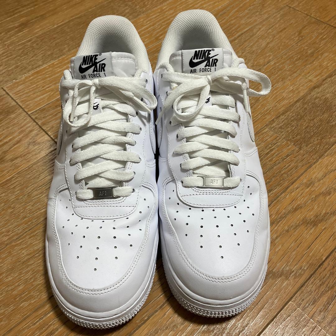 ナイキ エアフォース1ロー 白　フライイーズ28.5cm