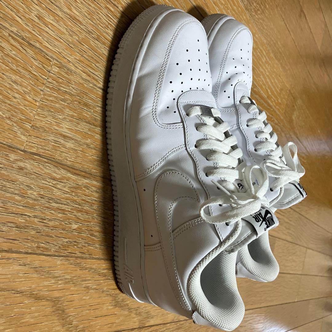 ナイキ エアフォース1ロー 白　フライイーズ28.5cm