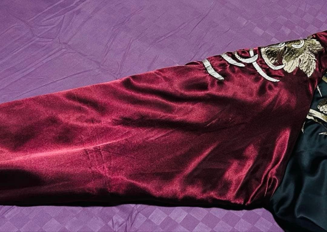 絡繰魂 粋 スカジャン 大きいサイズ 信長の虎 5L