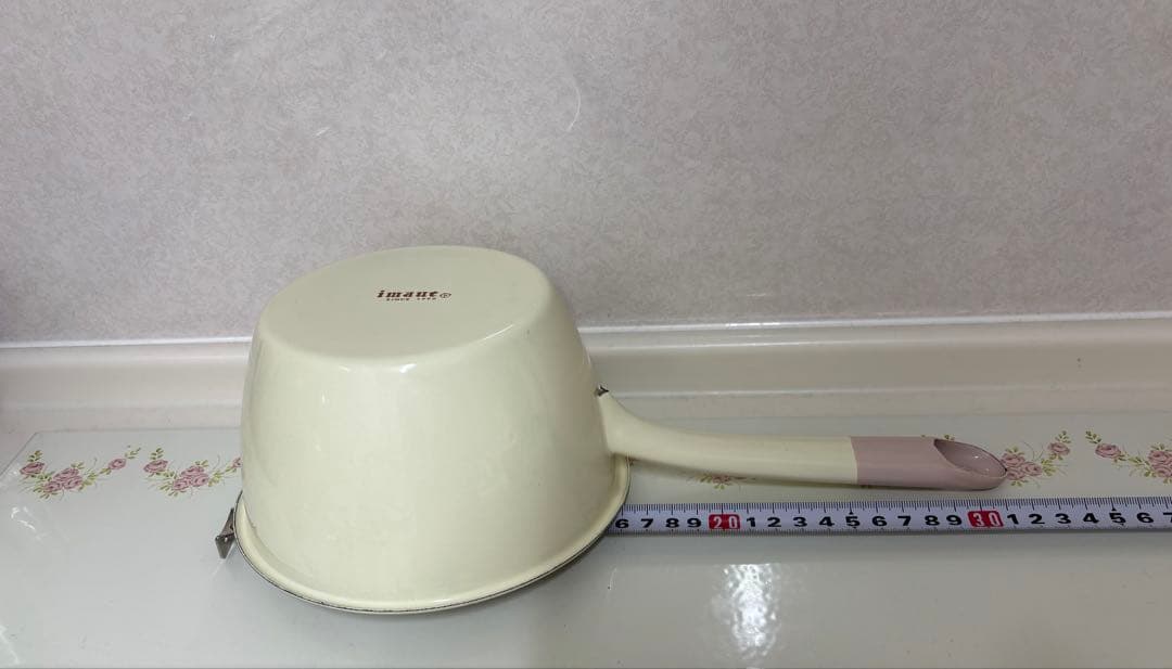 イマン フローラ ミルクパン　ソースパン　片手鍋 ホーロー imane