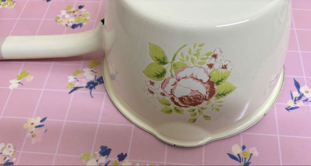 イマン フローラ ミルクパン　ソースパン　片手鍋 ホーロー imane