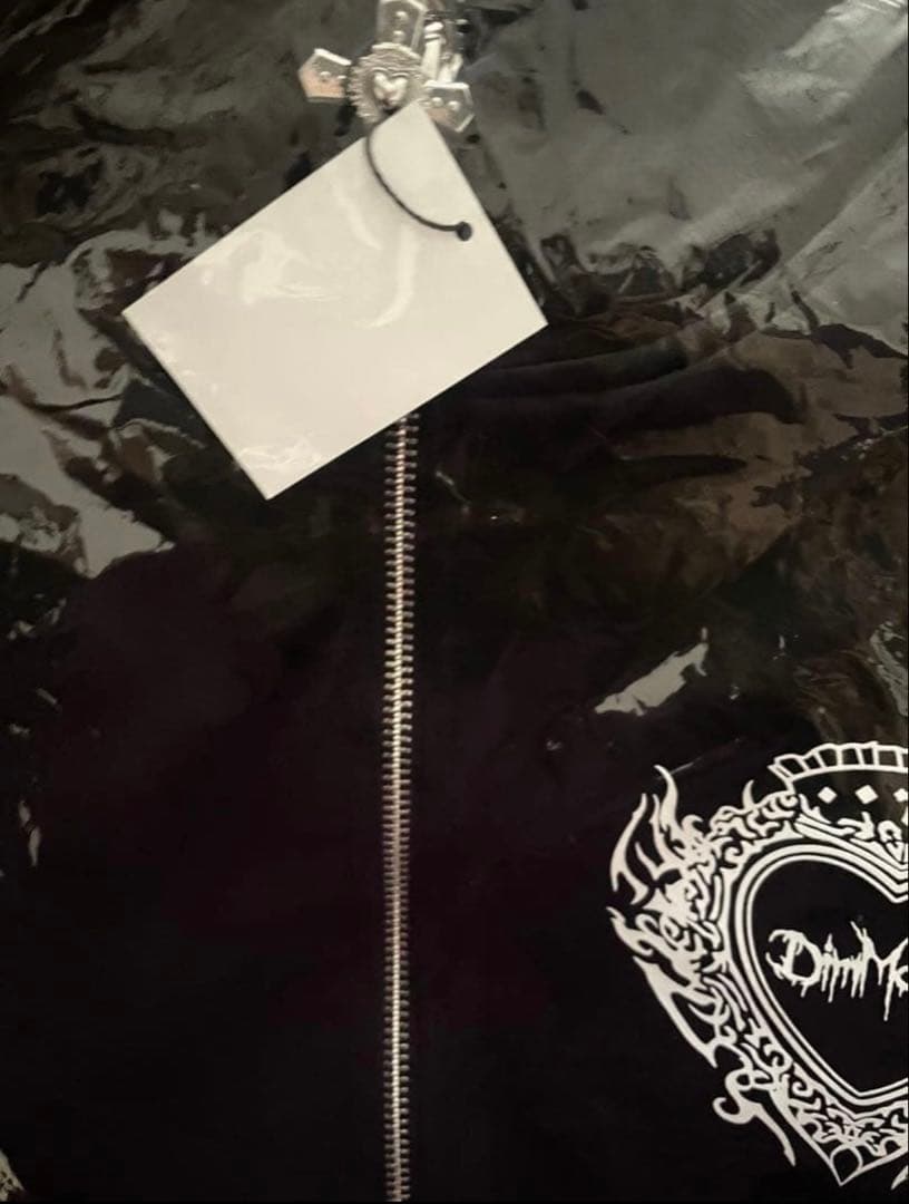 DimMoire ディムモアール ロゴプリント ジャージ トップス 黒 レフレム