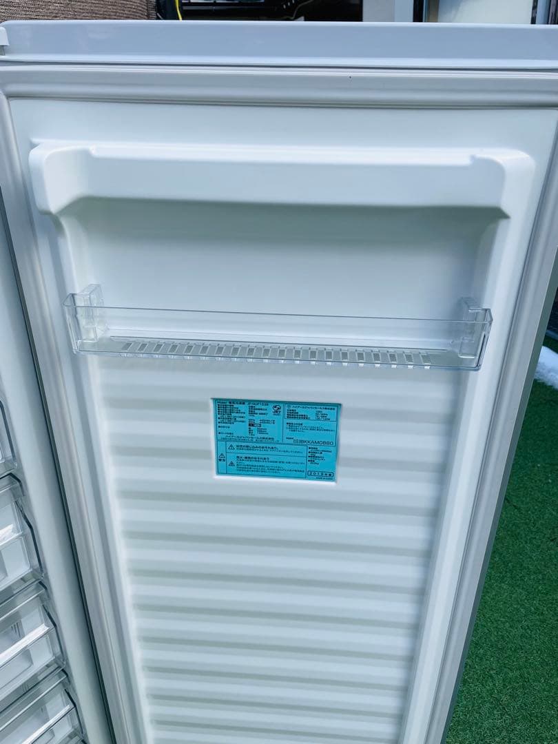 【清掃済】とても便利な引き出し式冷凍庫 153L Haier