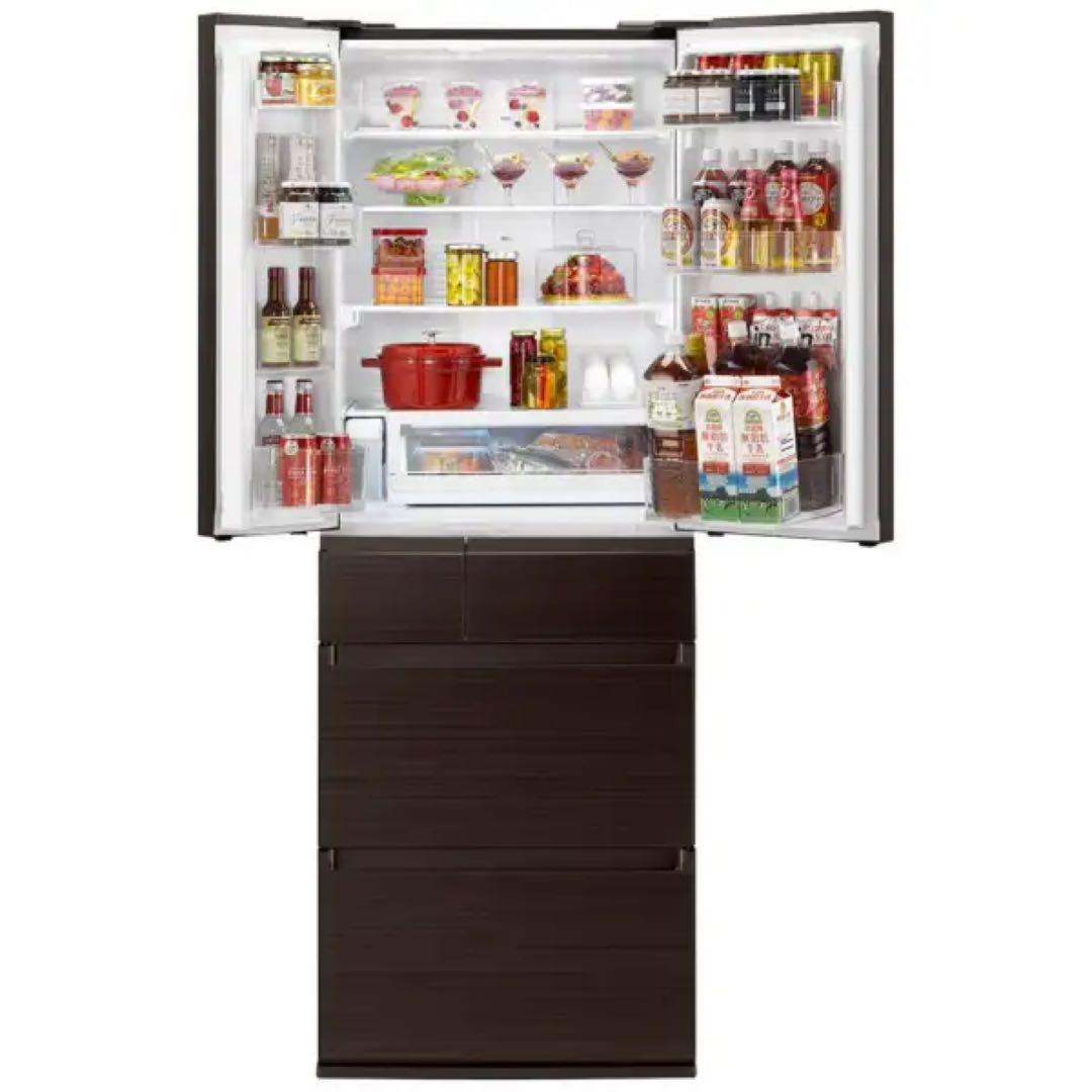 ノンフロン冷凍冷蔵庫　アルベロダークブラウン