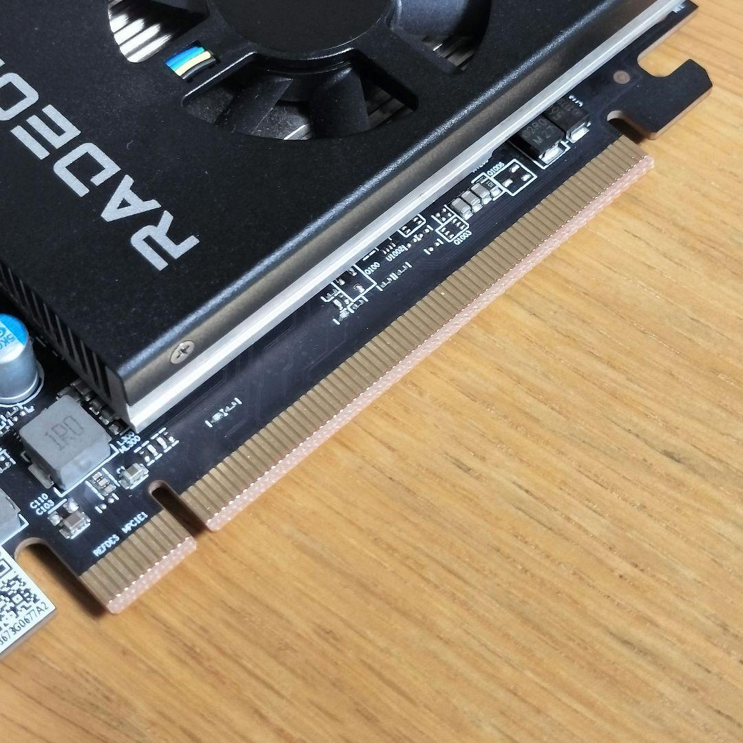 玄人志向 Radeon RX 6400 ロープロ対応 LP対応 箱なし グラボ